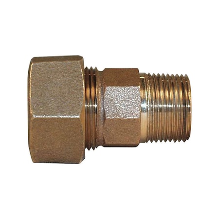 B & K Legend 3/4 in. Compression X 3/4 in. D MNPT Bronze Coupling 313-144NL